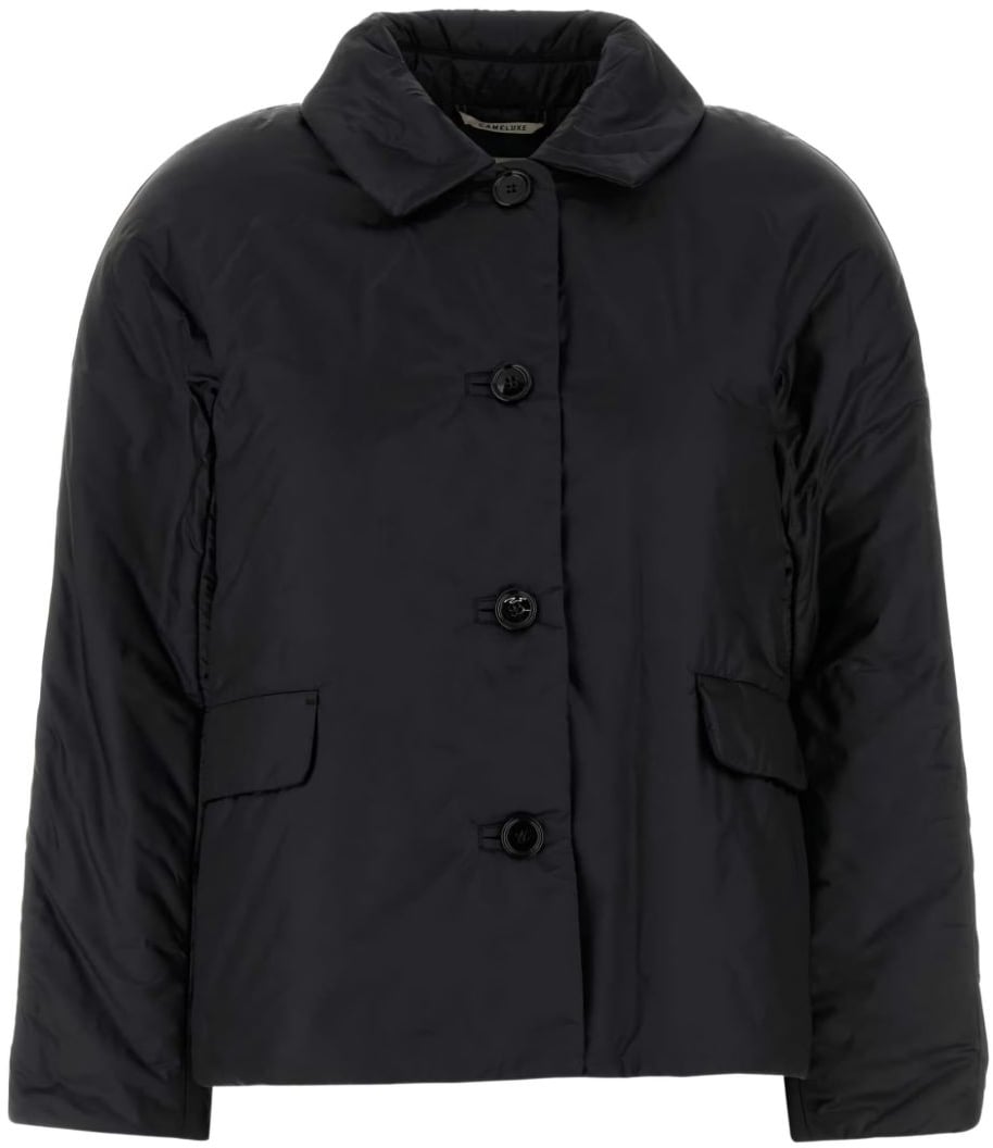Max Mara Coats Black Zwart