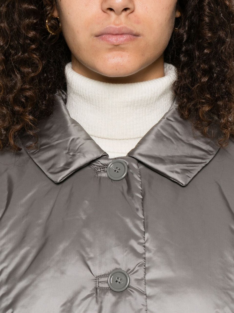 Max Mara Coats Grey Grijs