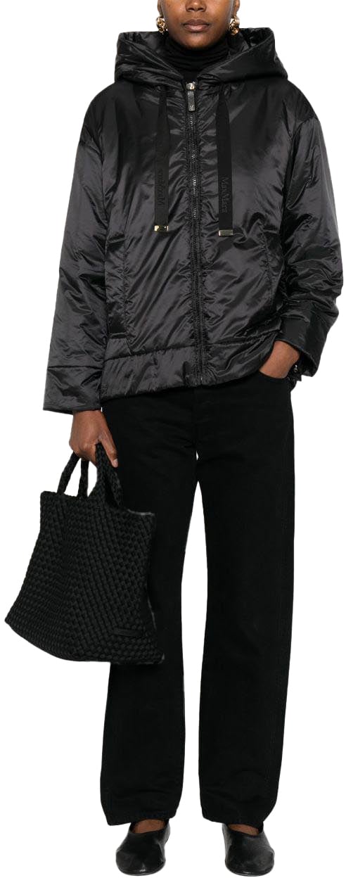 Max Mara Coats Black Zwart