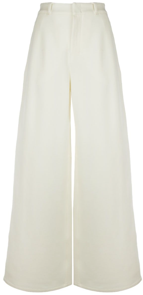 Max Mara Trousers White Wit