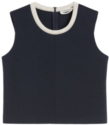 Max Mara Top Blue Blauw