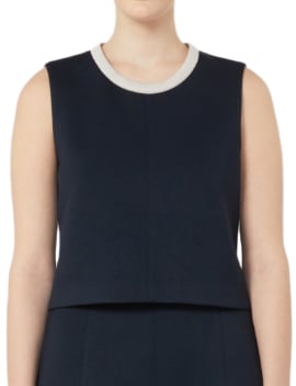 Max Mara Top Blue Blauw
