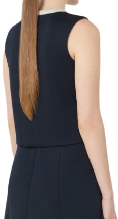 Max Mara Top Blue Blauw