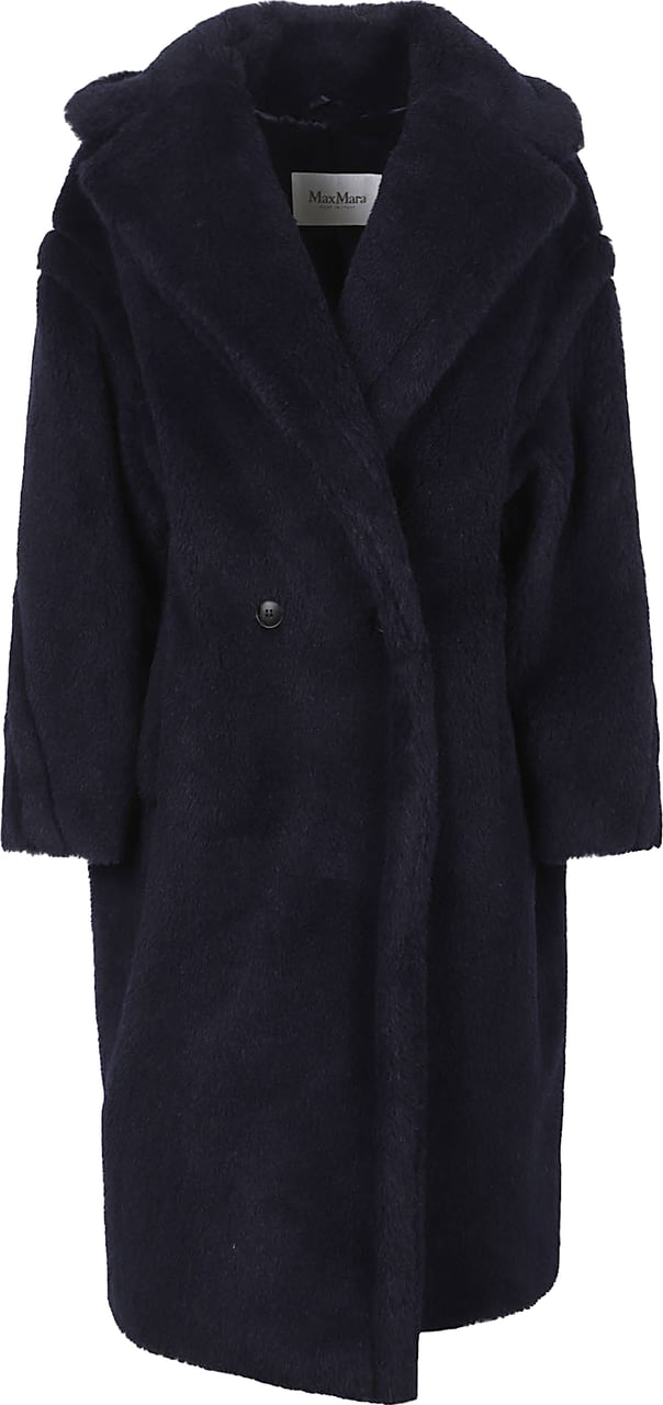 Max Mara Tedgirl Coat Blue Blauw