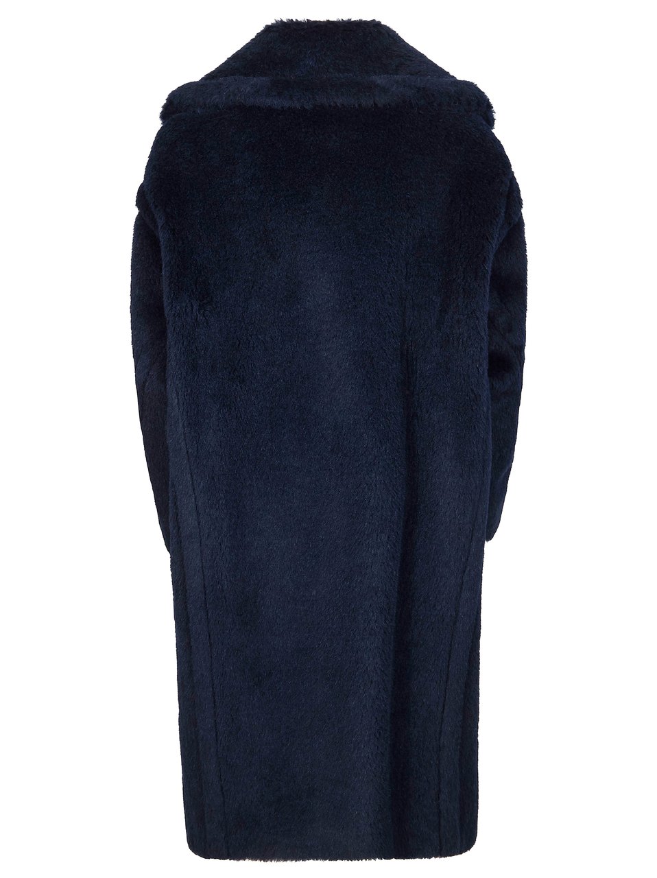 Max Mara Navy Tedgirl Teddy Short Coat Zwart