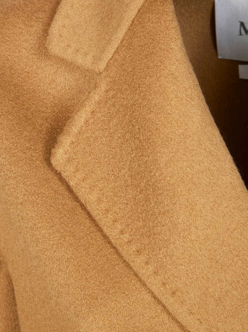 Max Mara Maceri Tailored Self Tie Coat Bruin