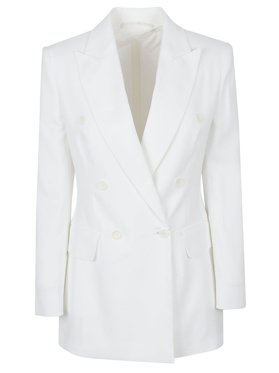 Max Mara Double-Breasted Jacket With Tailored Silhouette Wit