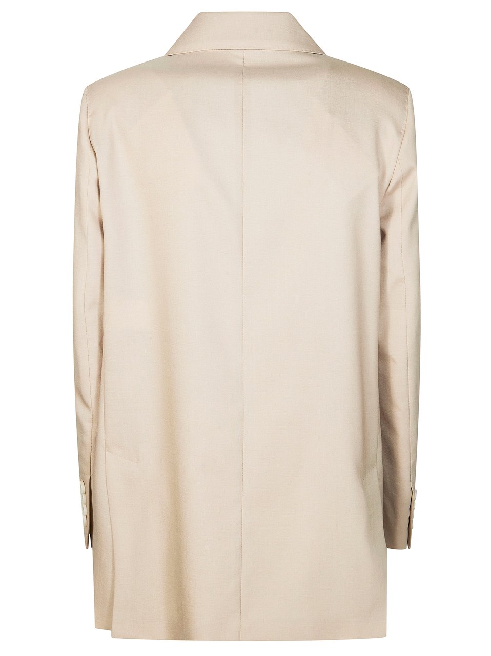 Max Mara Mitico Oversized Double Breasted Blazer Neutraal