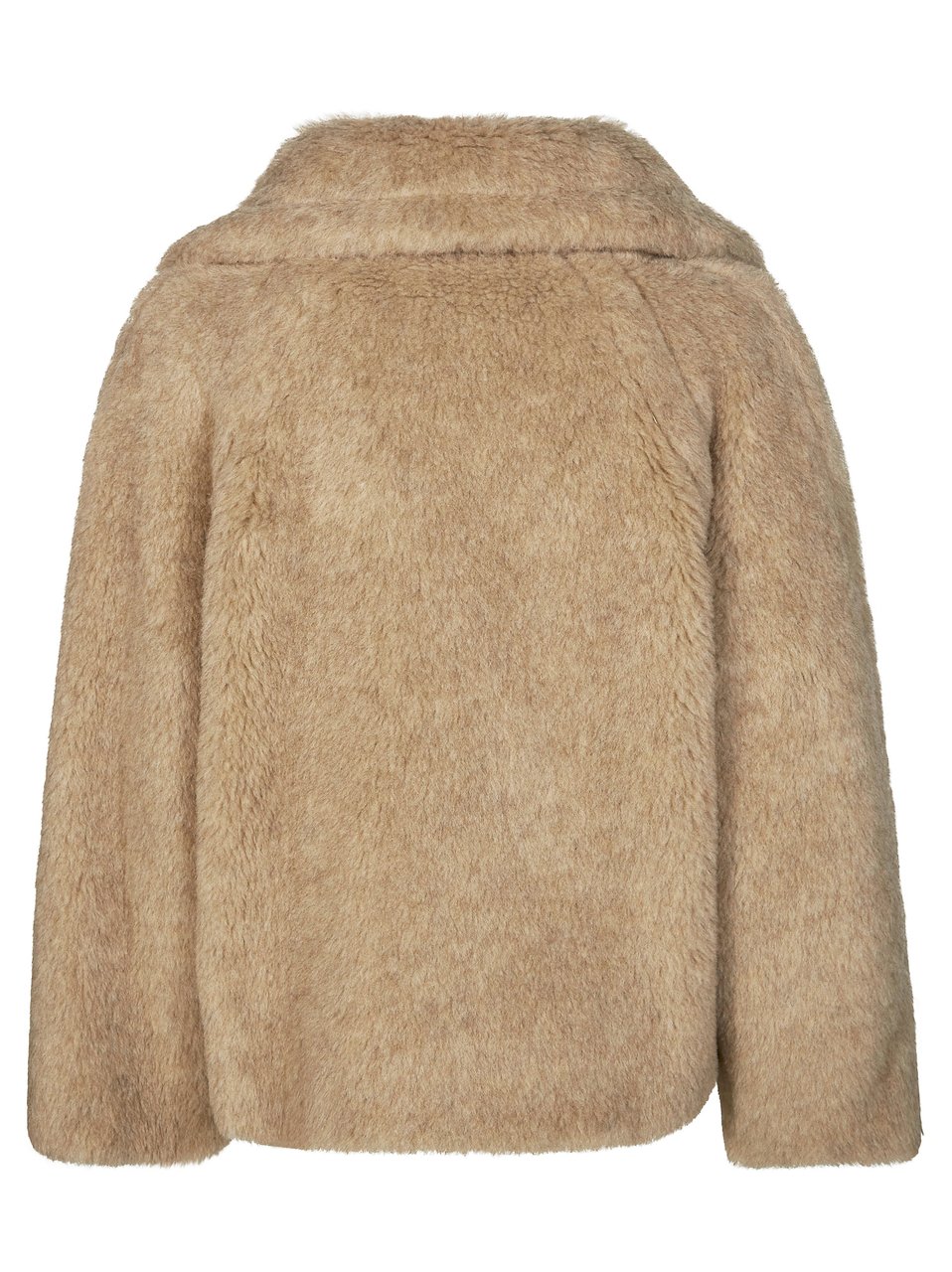 Max Mara Cambusa Plush Double Breasted Jacket Neutraal