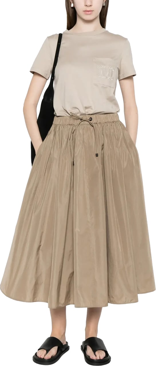 Max Mara Skirt Kaki Bruin