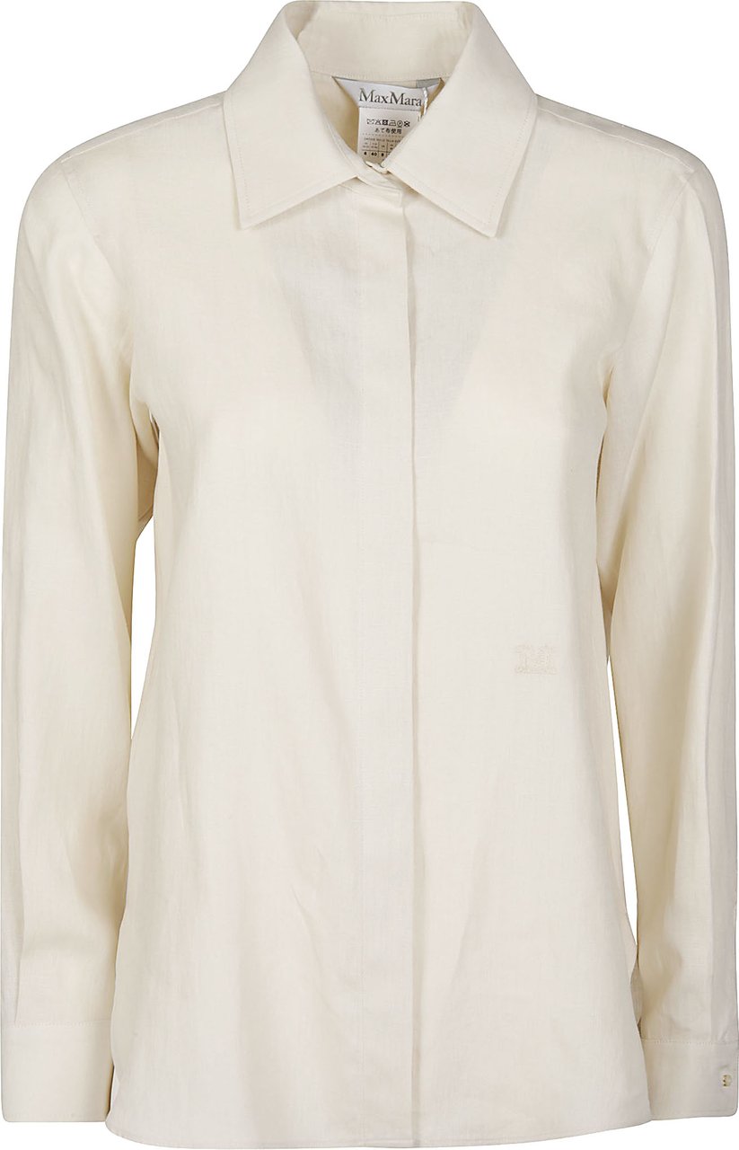 Max Mara Mxmfalasco Long Sleeve Shirt Nude Beige