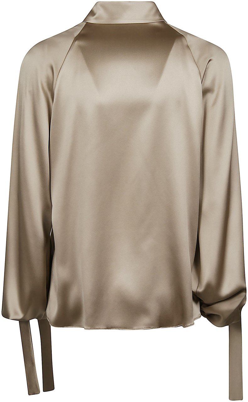 Max Mara Mxealare Long Sleeve Shirt Nude Beige