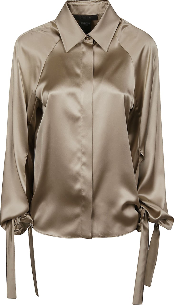 Max Mara Mxealare Long Sleeve Shirt Nude Beige