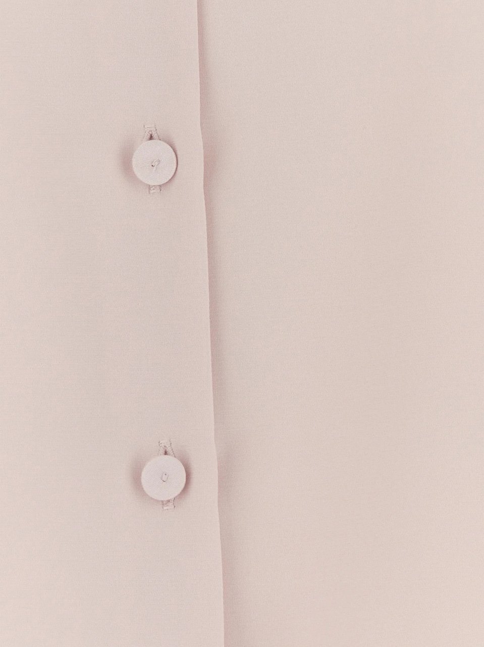 Max Mara Silk Cady Blouse with Classic Collar and High Cuffs Neutraal
