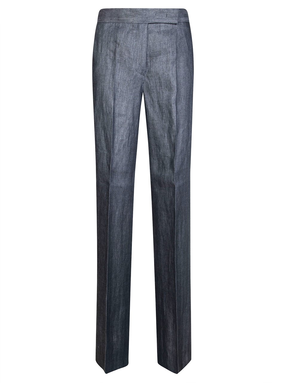 Max Mara Mxmdeserto Straight-Leg Herringbone Pants Grijs