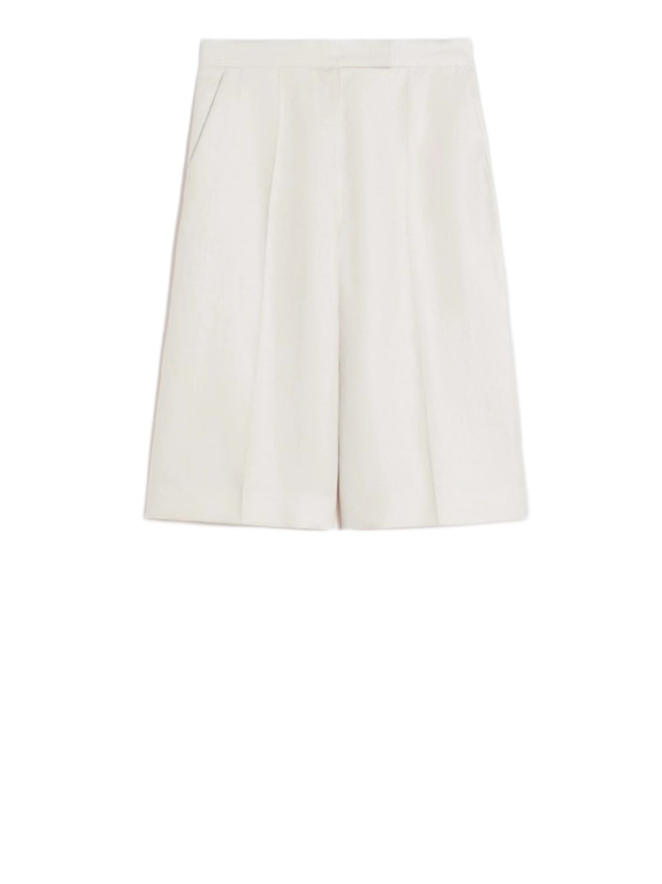 Max Mara Regular-Fit Linen Bermuda Shorts Wit