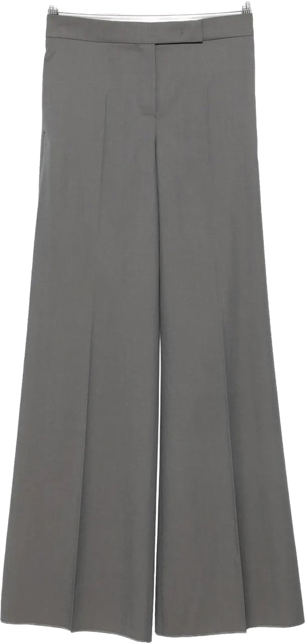 Max Mara Long Trouser Medium Grey Grijs