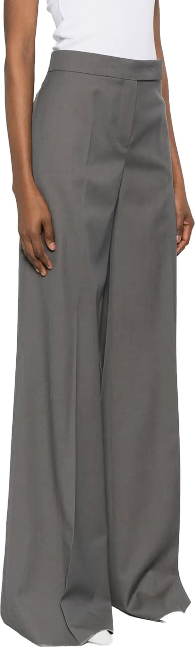 Max Mara Long Trouser Medium Grey Grijs
