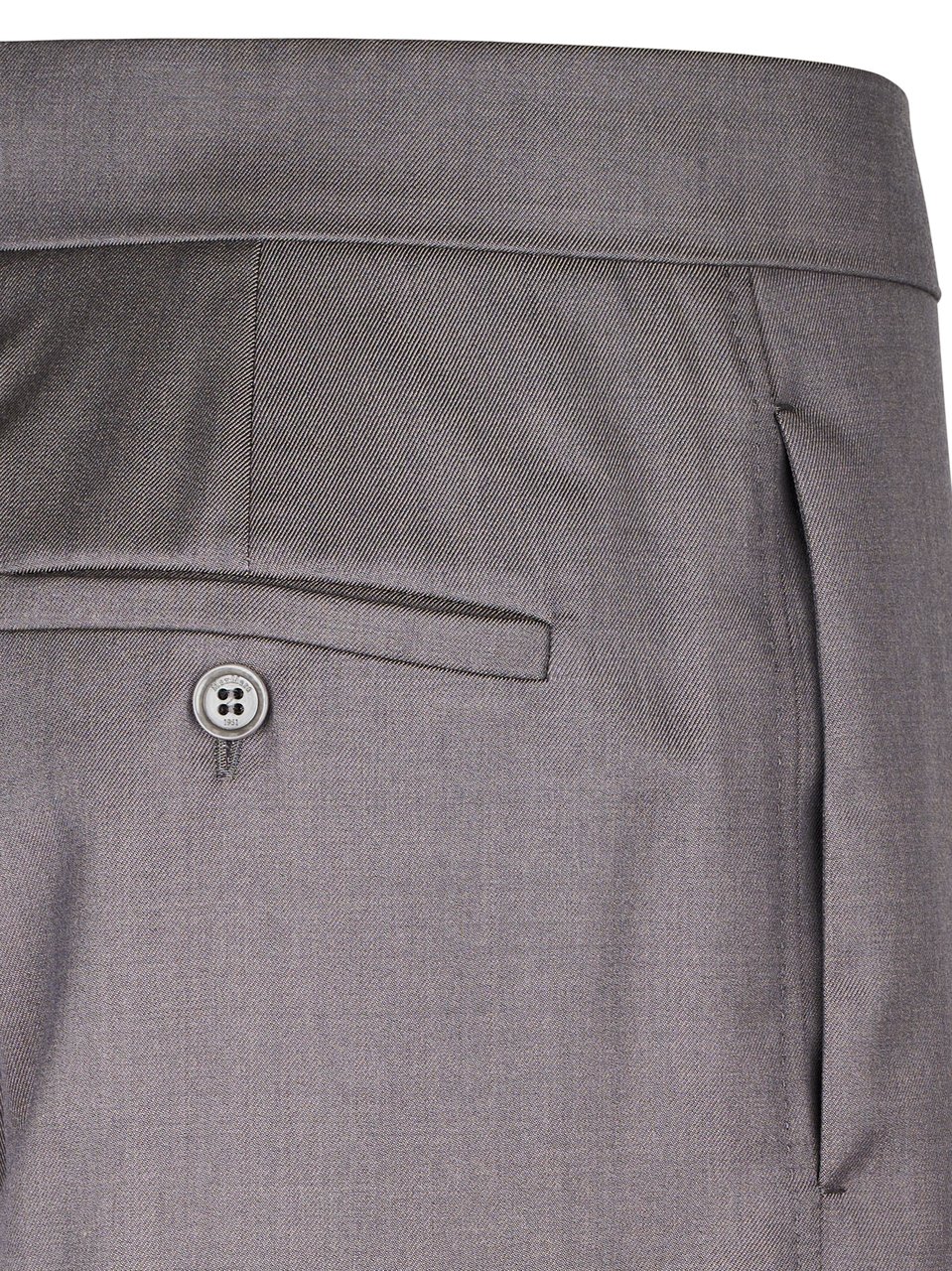 Max Mara Wide-Leg Trousers with High Waist and Pressed Creases Grijs