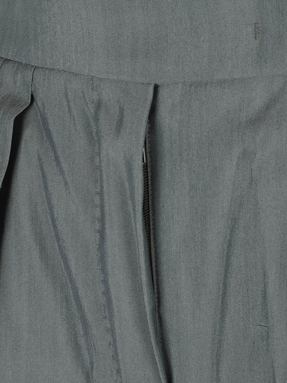 Max Mara Wide-Leg Tailored Trousers In Lightweight Wool-Silk Blend Grijs