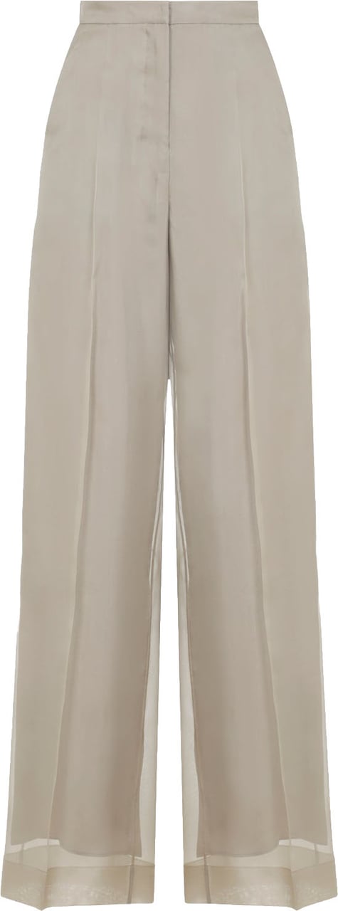Max Mara Max Mara Pianoforte Olivi Organza Pants Divers