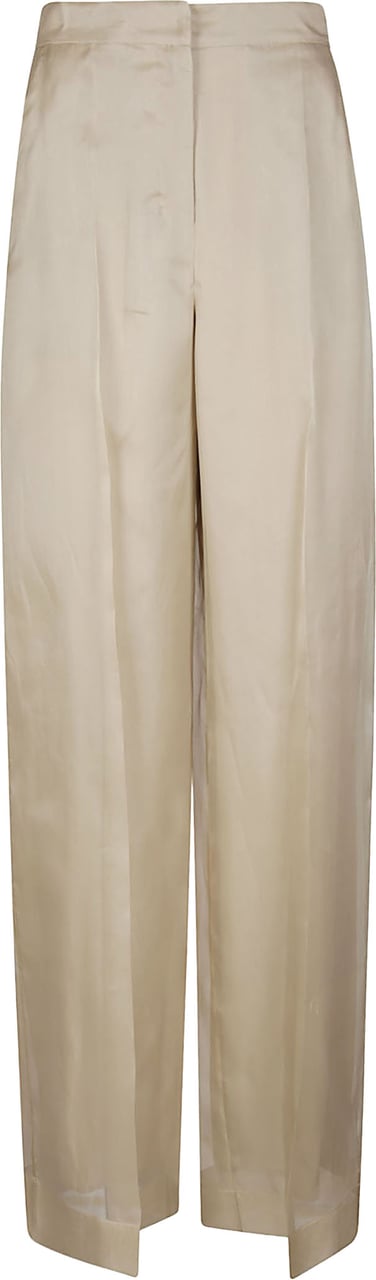 Max Mara Mxeolivi Wide Leg Pant Nude Beige