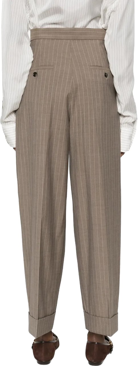 Max Mara Long Trouser Hazelnut Bruin
