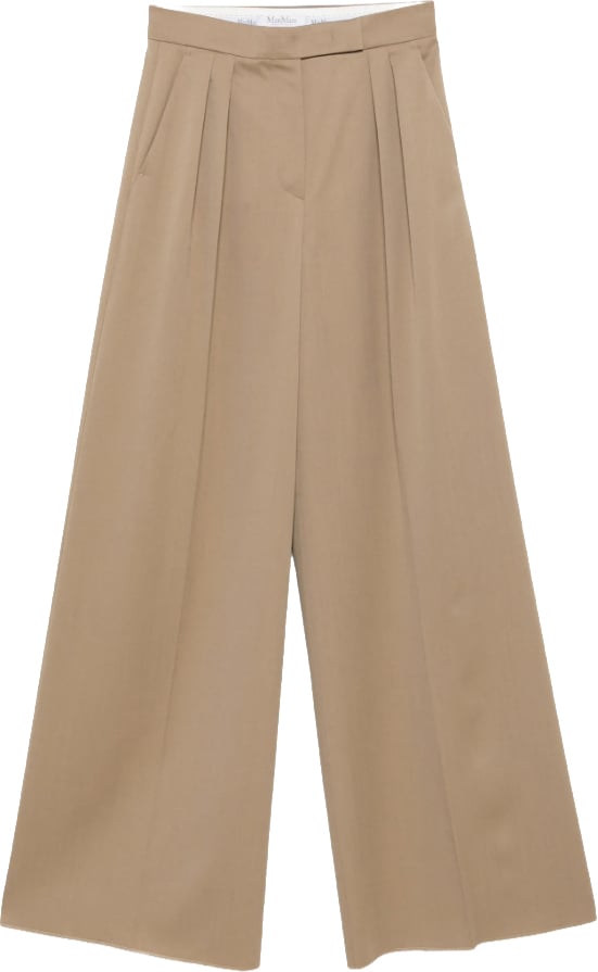 Max Mara Long Trouser Hazelnut Bruin