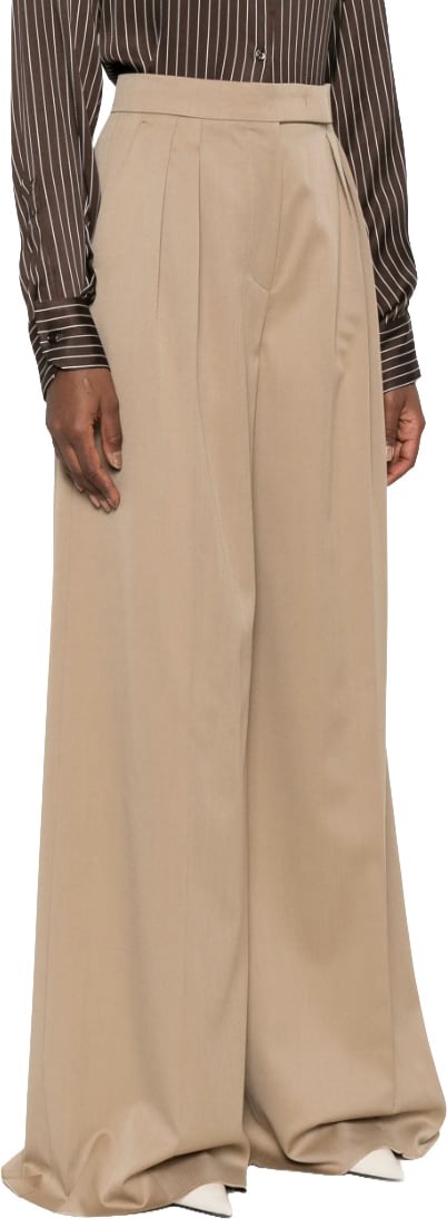 Max Mara Long Trouser Hazelnut Bruin