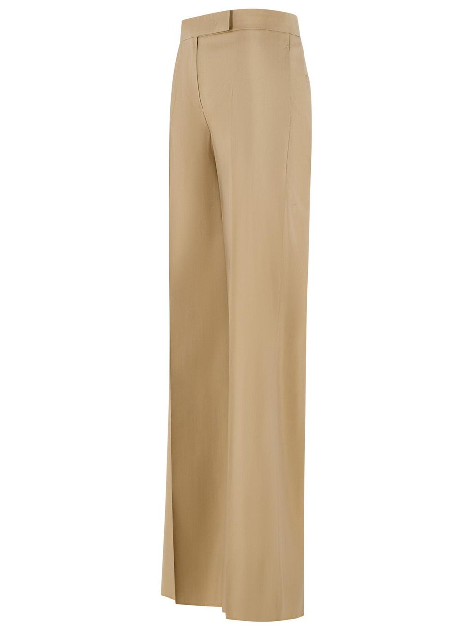Max Mara 'Bronte' Beige Virgin Wool Blend Pants Bruin