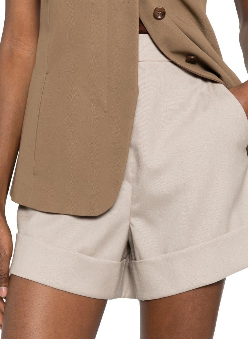 Max Mara Short Trouser Moss Green Groen