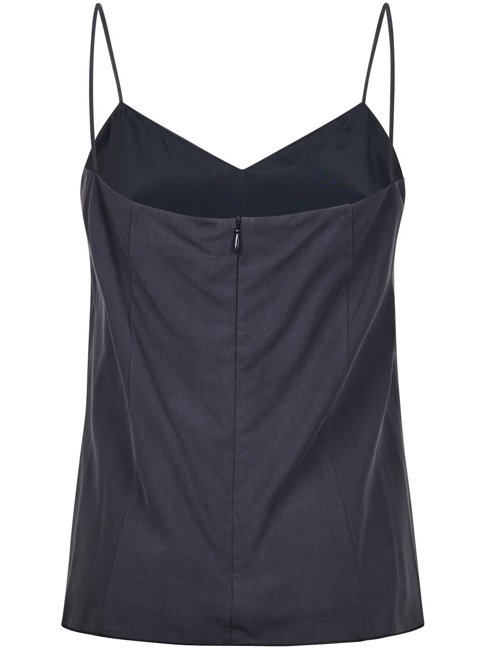 Max Mara Silk Tank Top with Minimalist Design Grijs
