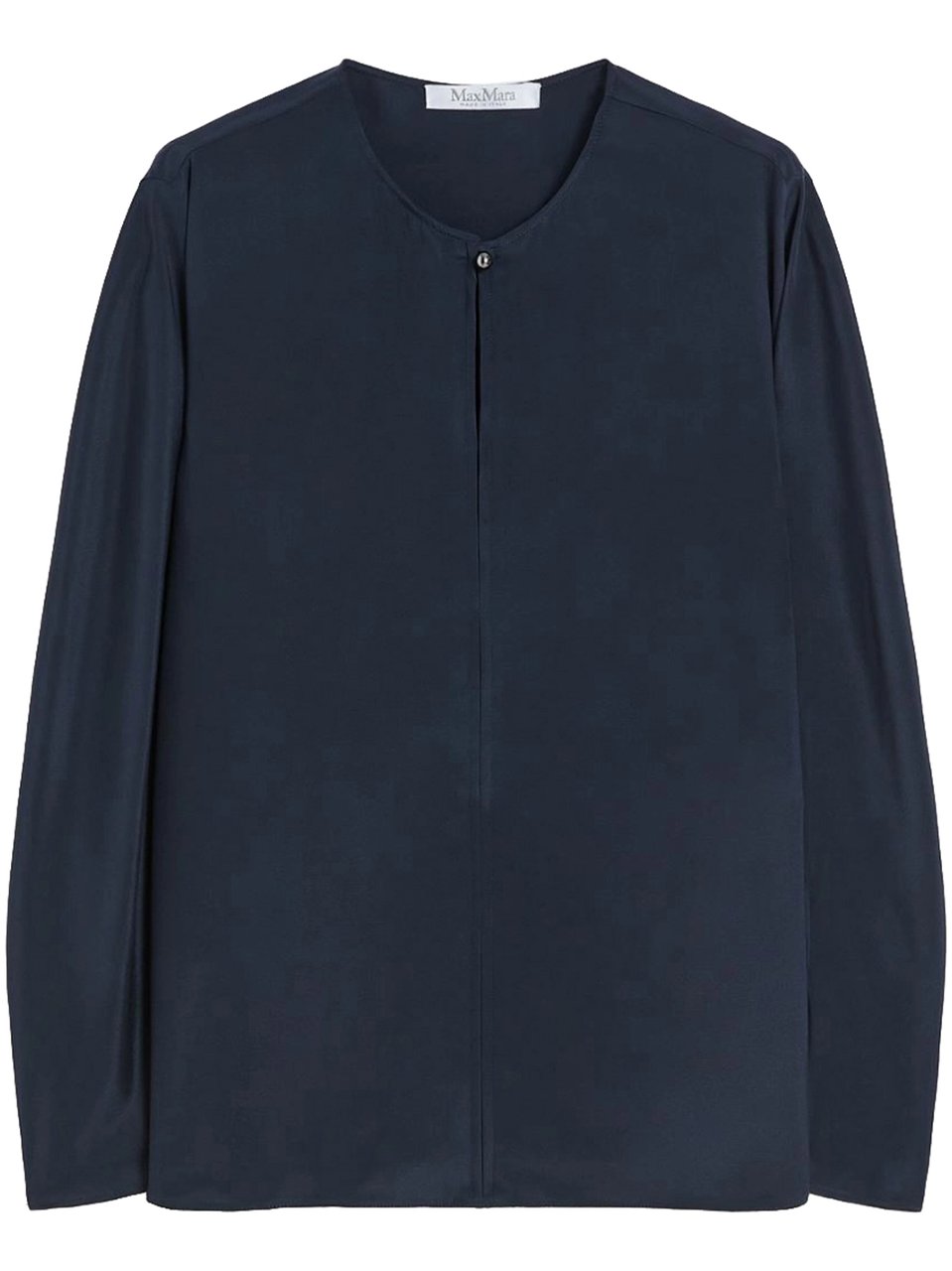 Max Mara Mitico Loose-Fitting Long-Sleeved Top Zwart