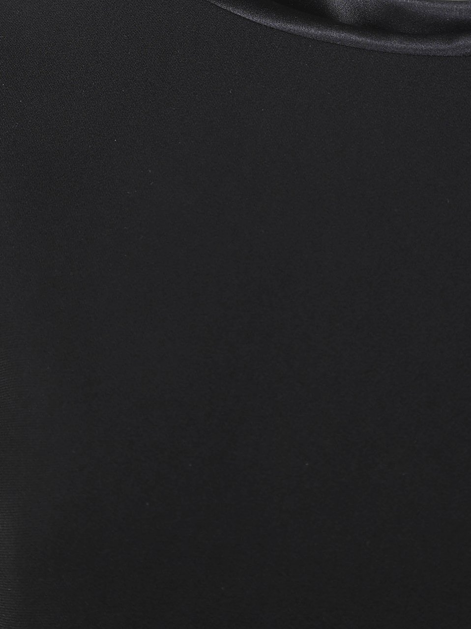Max Mara Black Maxi Dress with Draped Neckline Zwart