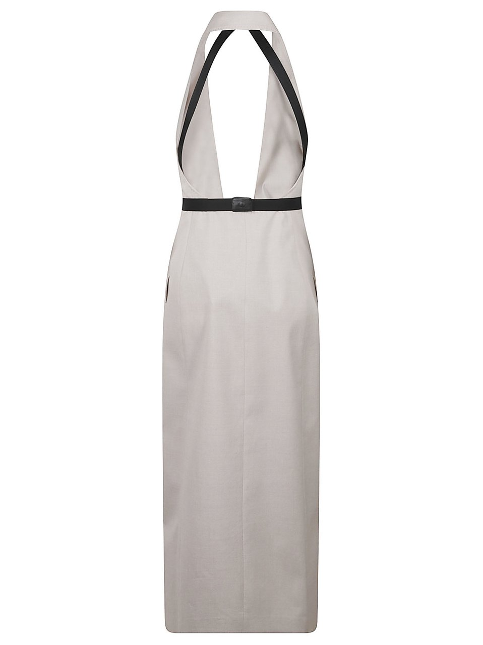 Max Mara Midi Dress with Wrap Front Wit