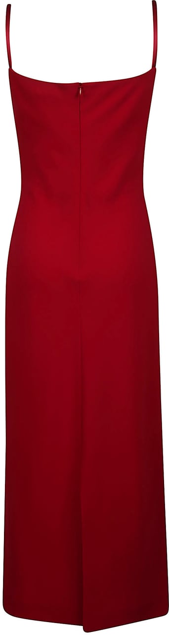 Max Mara Mxepantone Long Dress Red Rood
