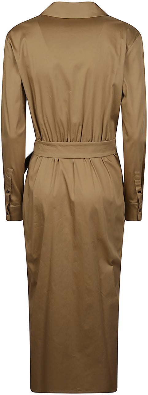 Max Mara Mxmbeta Long Dress Nude Beige
