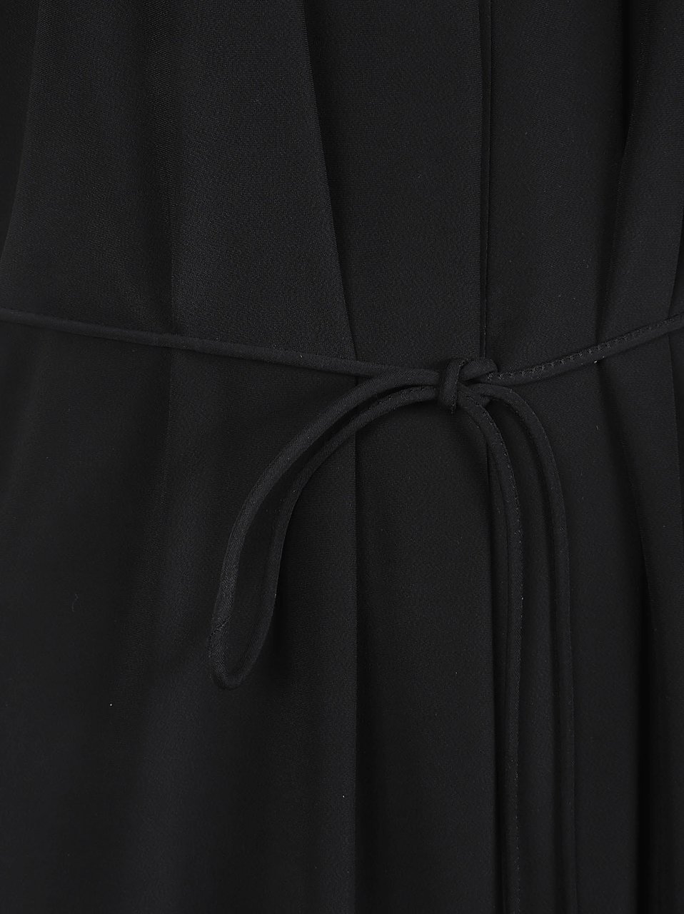 Max Mara Black Maxi Dress with Halter Neckline Zwart
