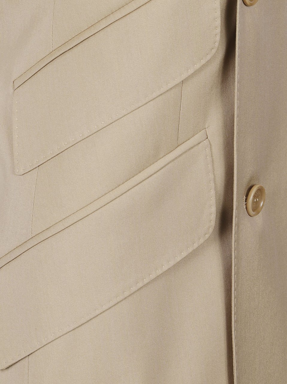 Max Mara Halter Neck Sleeveless Jacket Neutraal