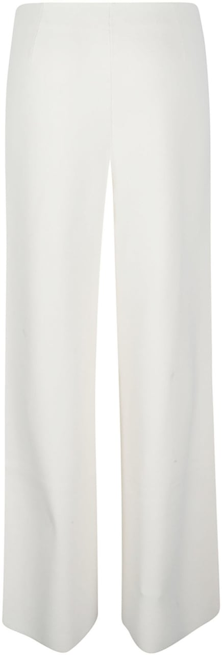 Max Mara High-Waisted Wide-Leg Cropped Pants Zwart