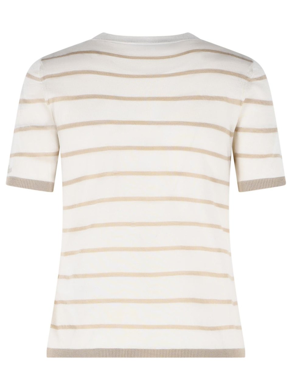 Max Mara 'Favetta' Sweater In Beige Cachemire And Silk Yarn Wit