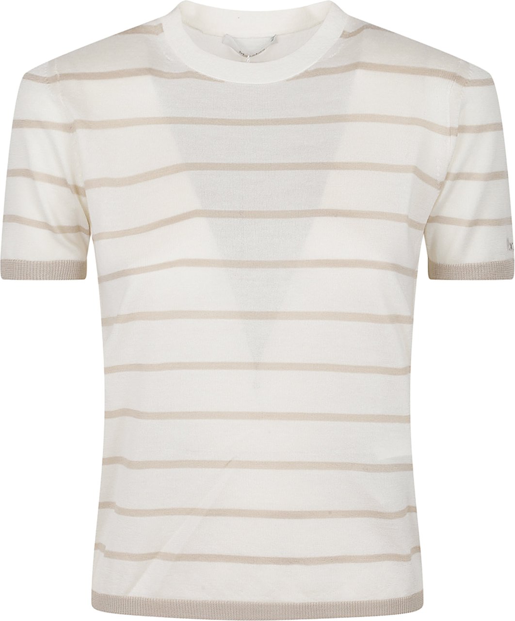 Max Mara Mxpfavetta Short Sleeve Sweater White Wit