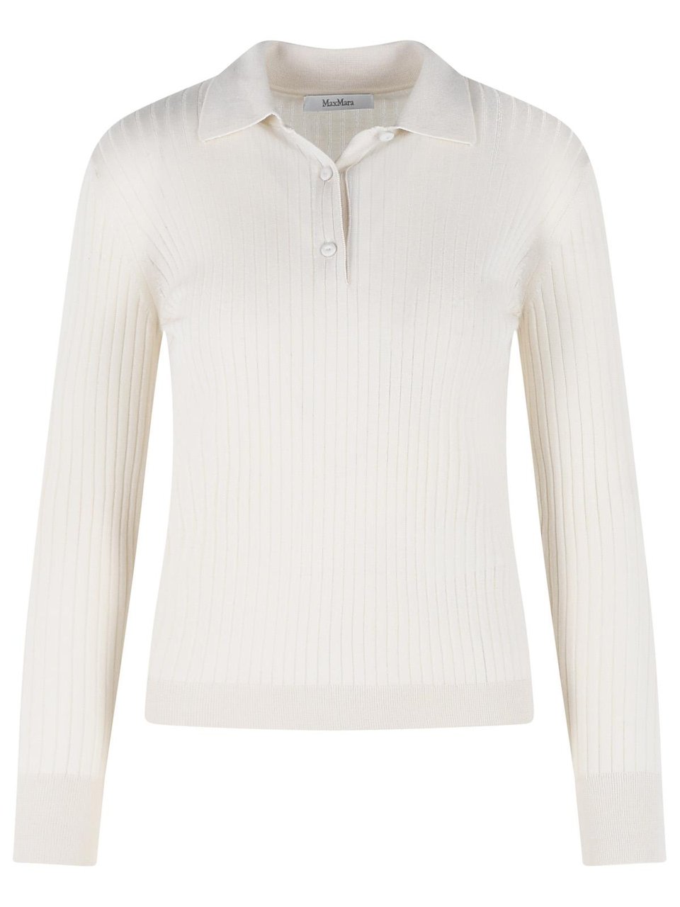 Max Mara 'Gitano' Ivory Cashmere And Silk Sweater Wit