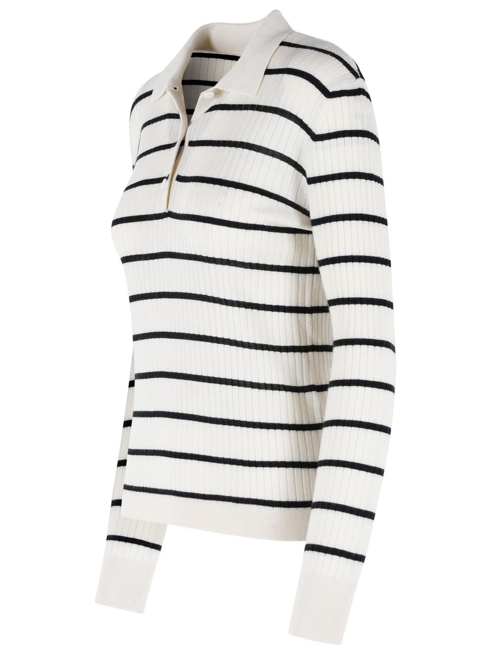 Max Mara 'Gitano' Cashmere And Cream Silk Sweater Wit