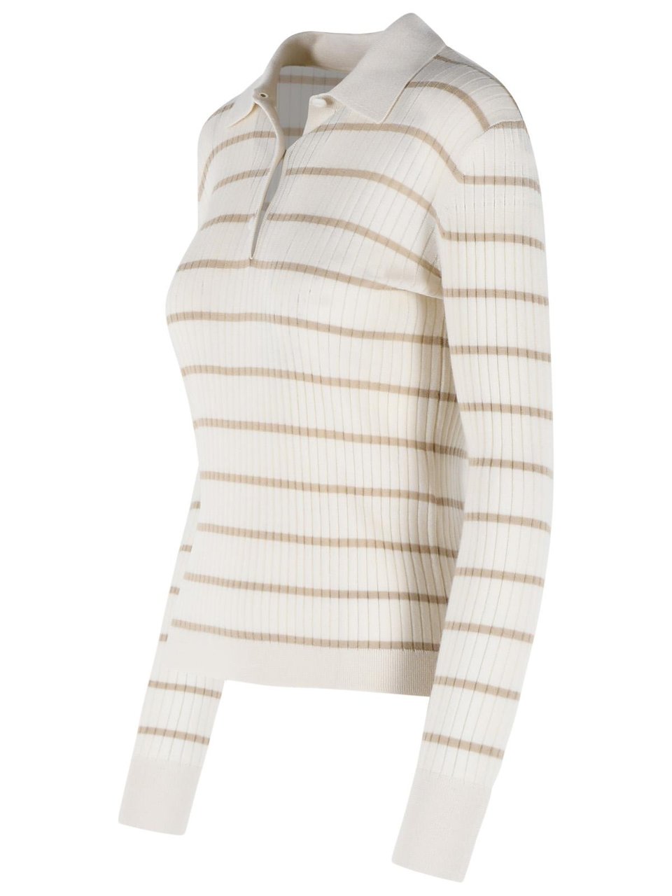 Max Mara 'Gitano' Ivory Cashmere And Silk Sweater Neutraal