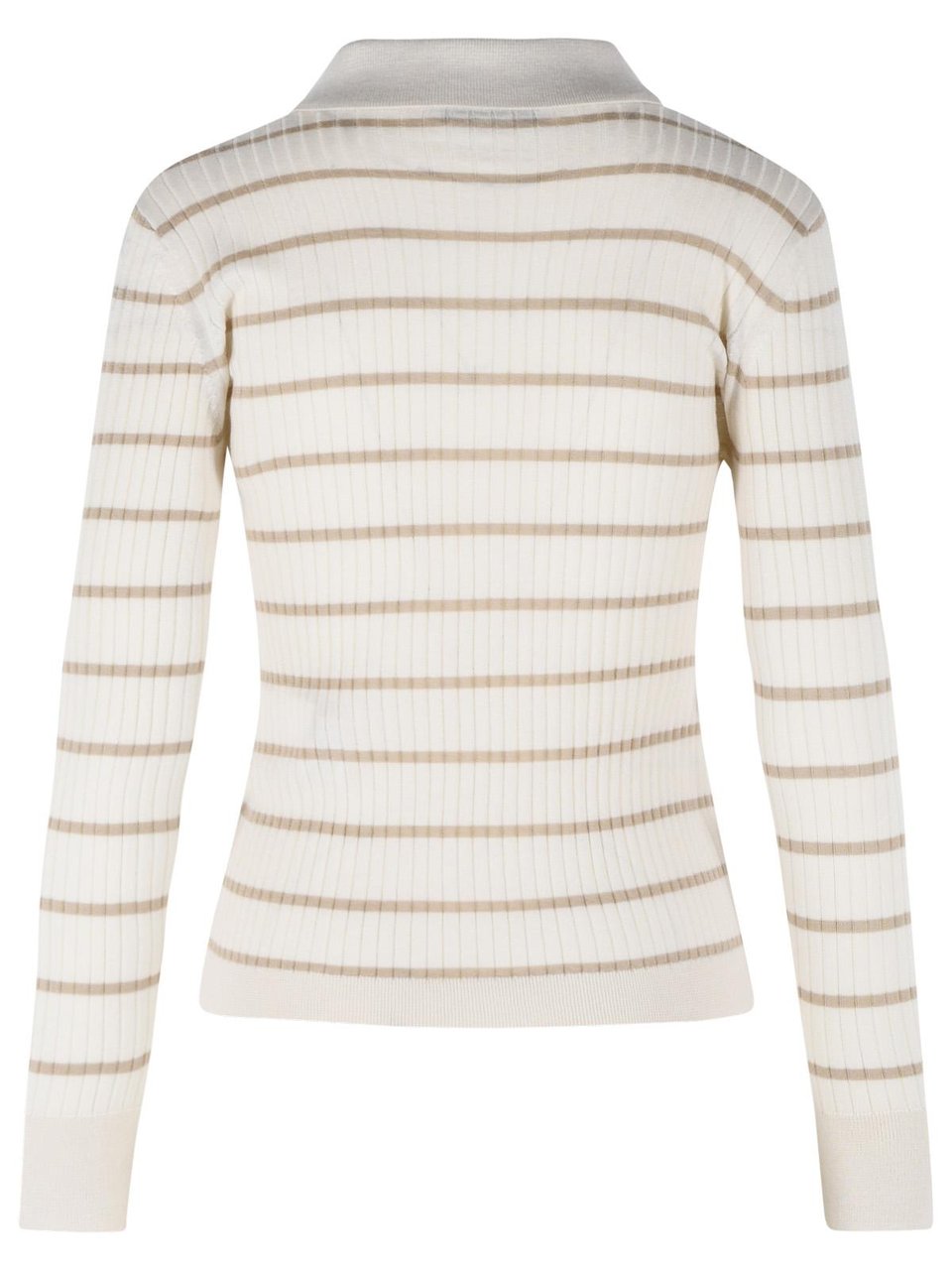 Max Mara 'Gitano' Ivory Cashmere And Silk Sweater Neutraal