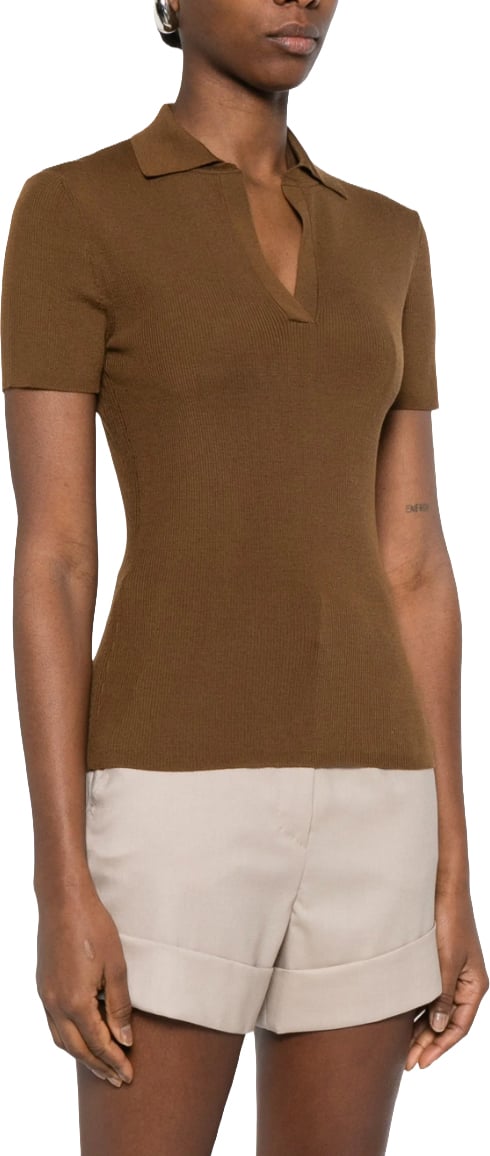 Max Mara Sweater Top Gold Beige Beige