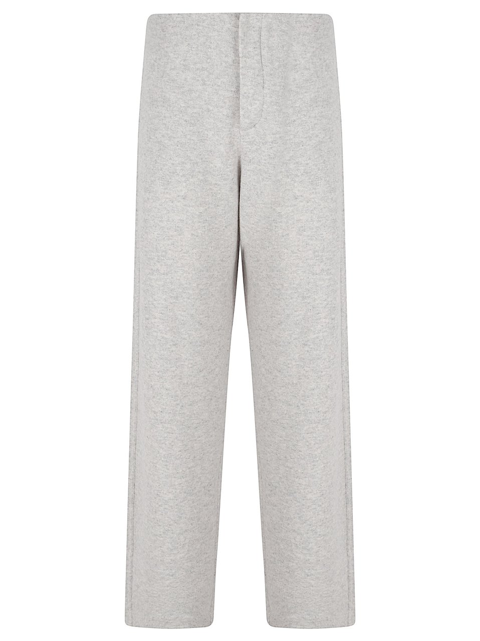 Max Mara Straight-Leg Trousers In Soft Wool-Cashmere Blend Wit