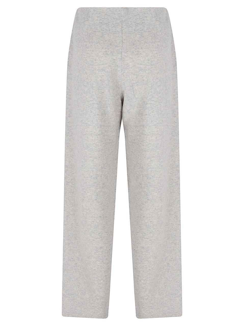 Max Mara Straight-Leg Trousers In Soft Wool-Cashmere Blend Wit