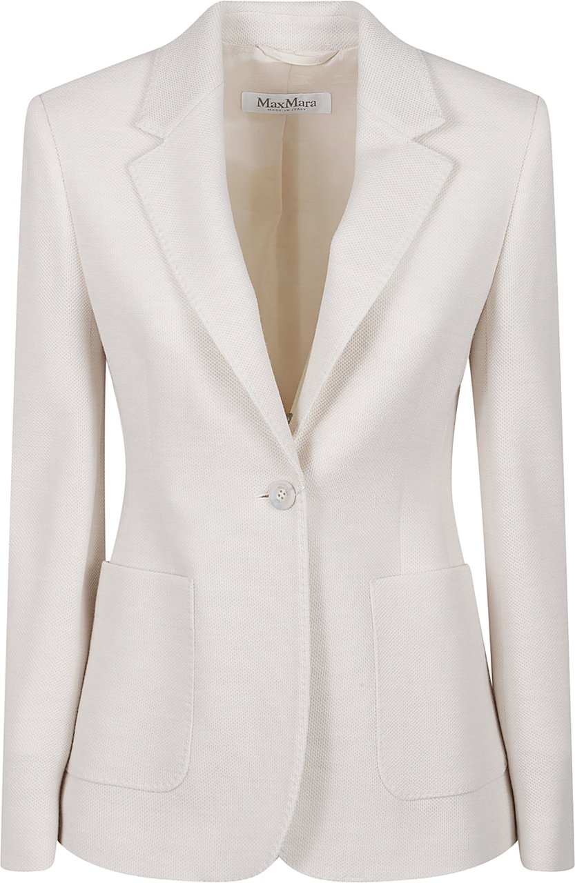Max Mara Mxmutilita Jacket White Wit